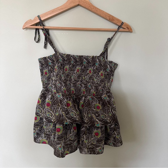 Liberty of London for Target Tops - Liberty of London for Target green peacock Camisole